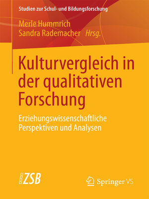 cover image of Kulturvergleich in der qualitativen Forschung
